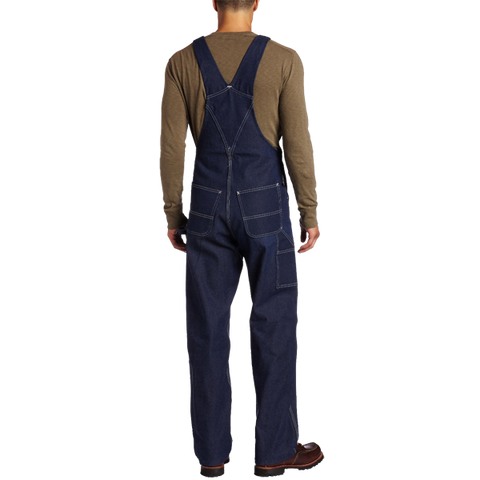 Carhartt Mens Denim Heavyweight Bib Single Knee